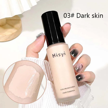 Liquid Foundation Makeup Base Waterproof High Coverage Concealer BB Cream Brighten Face Skin Tone Hydrating Foundation Makeup