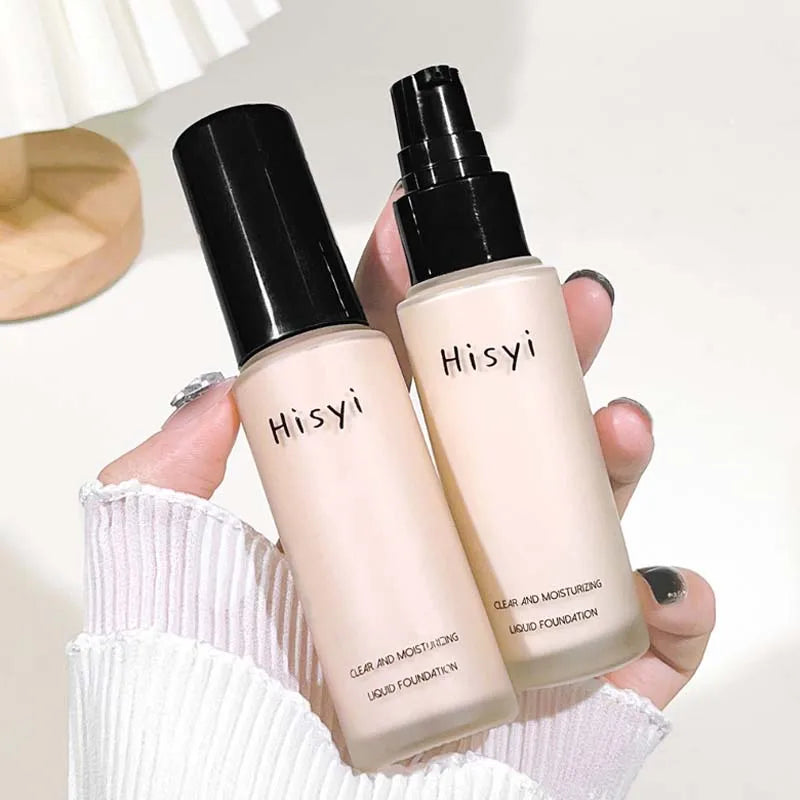 Liquid Foundation Makeup Base Waterproof High Coverage Concealer BB Cream Brighten Face Skin Tone Hydrating Foundation Makeup