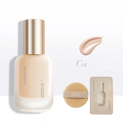 UODO Foundation Liquid Non-Sticky Powder Concealer Cream Moisturizing Oil Control Dry Skin Foundation Creamy Skin Face Makeup