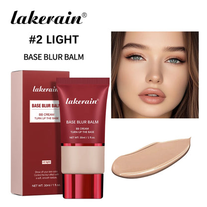 5 Colors Matte Liquid Foundation Base Sweat Resistant Smooth Cover Blemish Pores Natural Matte Finish Lightweight Face Makeup Cosmetic Base