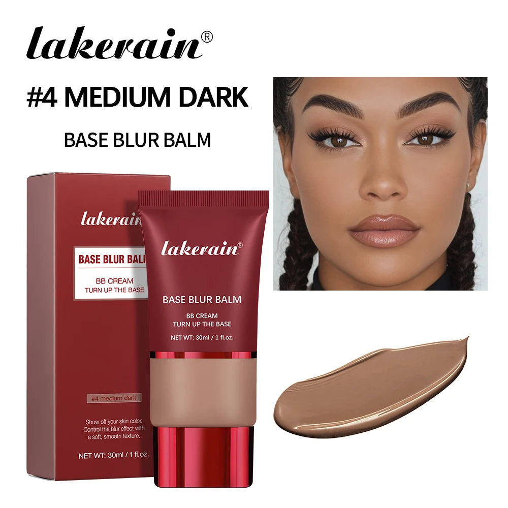 5 Colors Matte Liquid Foundation Base Sweat Resistant Smooth Cover Blemish Pores Natural Matte Finish Lightweight Face Makeup Cosmetic Base