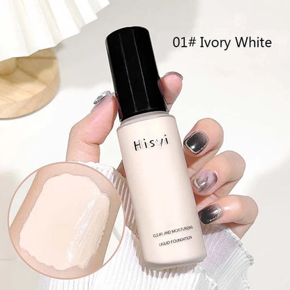 Liquid Foundation Makeup Base Waterproof High Coverage Concealer BB Cream Brighten Face Skin Tone Hydrating Foundation Makeup
