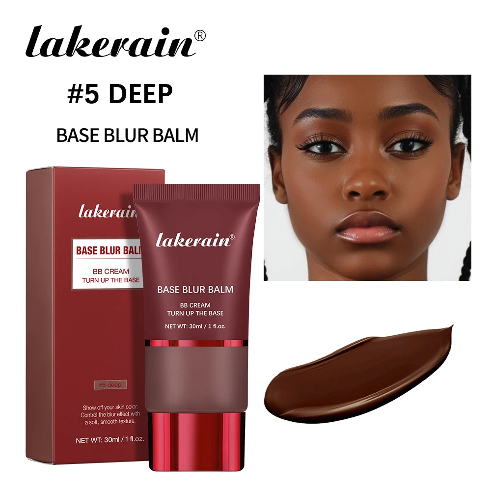 5 Colors Matte Liquid Foundation Base Sweat Resistant Smooth Cover Blemish Pores Natural Matte Finish Lightweight Face Makeup Cosmetic Base