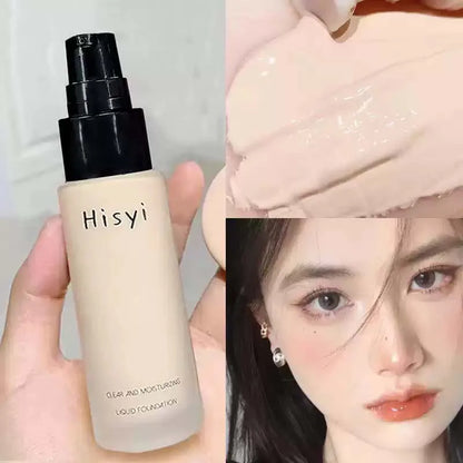 Liquid Foundation Makeup Base Waterproof High Coverage Concealer BB Cream Brighten Face Skin Tone Hydrating Foundation Makeup