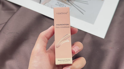 15ml Full Coverage Liquid Foundation,Foundation Effective Concealer Waterproof Sweat-resistant Makeup Professional Cosmetics